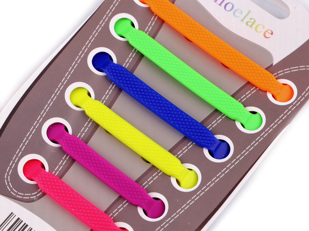 Sireturi din silicon - Alb (1 Card)