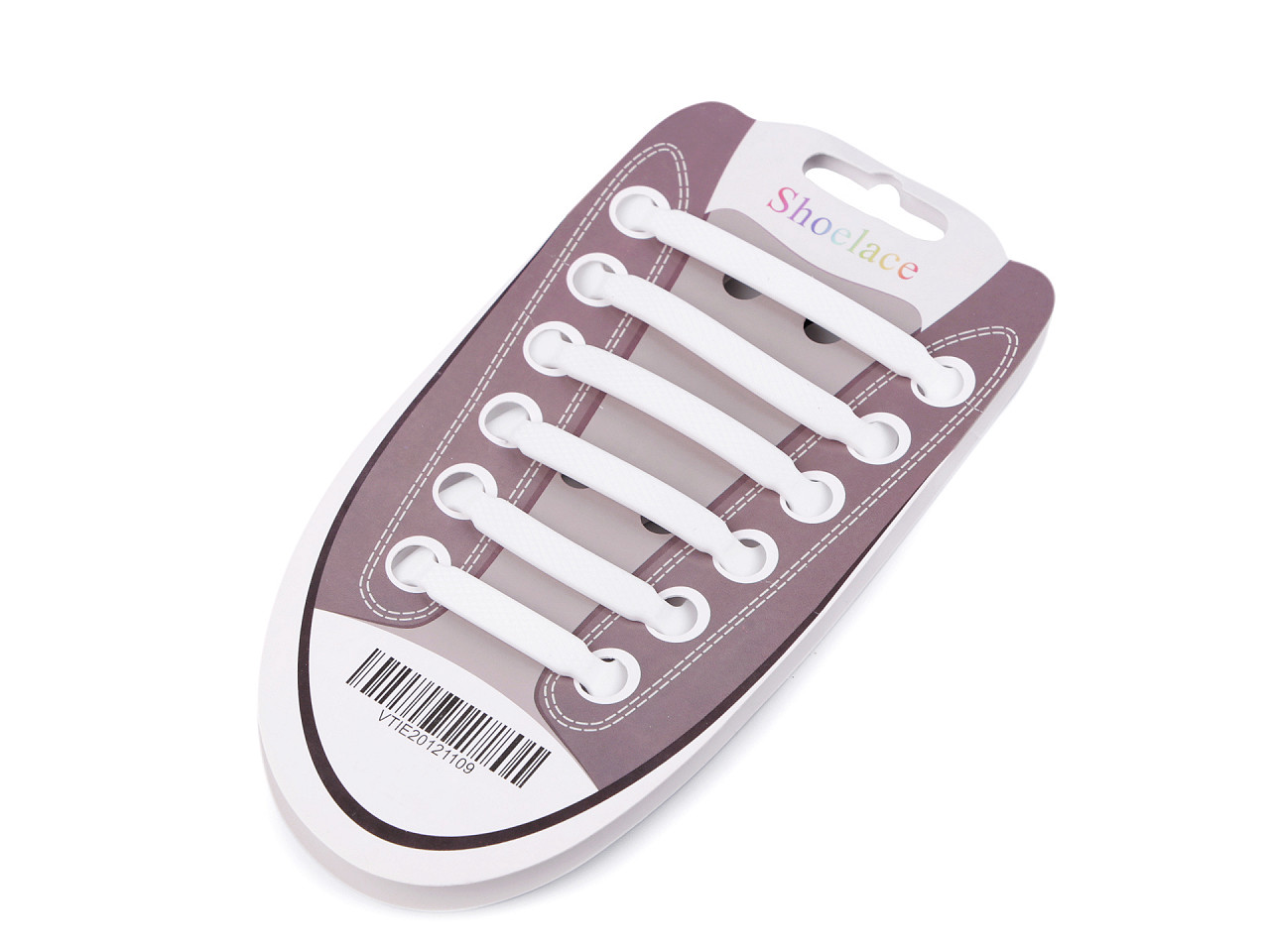 Sireturi din silicon - Alb (1 Card)