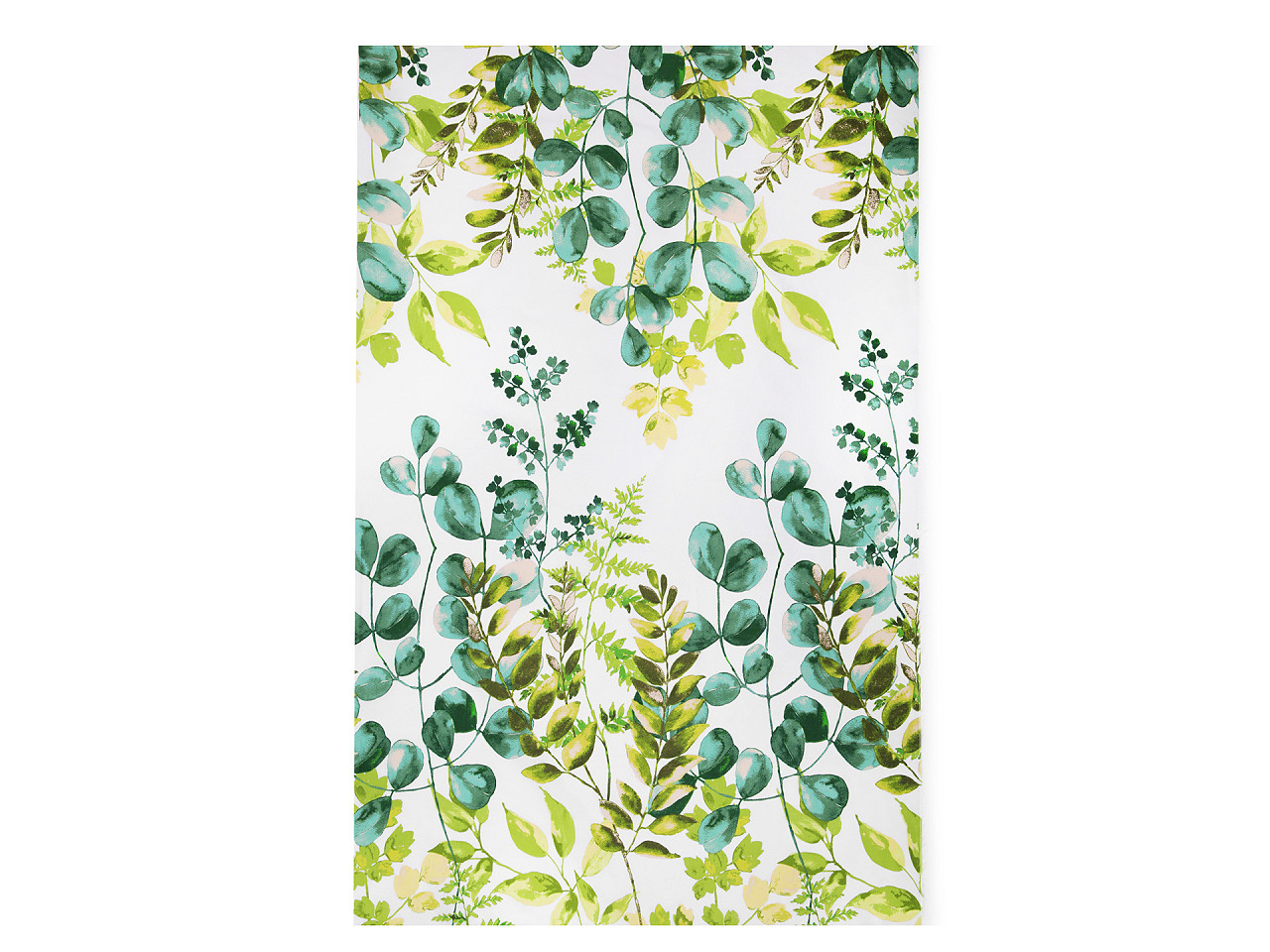 Bumbac imprimat - Verde (1 Metru)