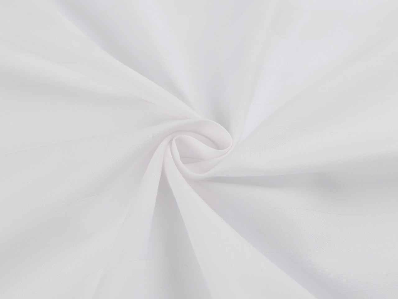 Bumbac satinat model dungi - Alb (1 Metru)