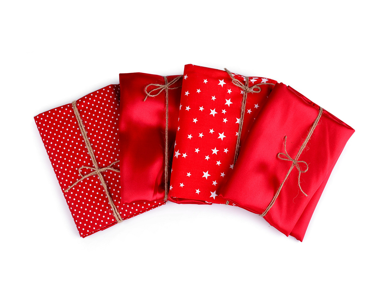 Resturi materiale textile 1 buc - Roșu (1 Bucată)