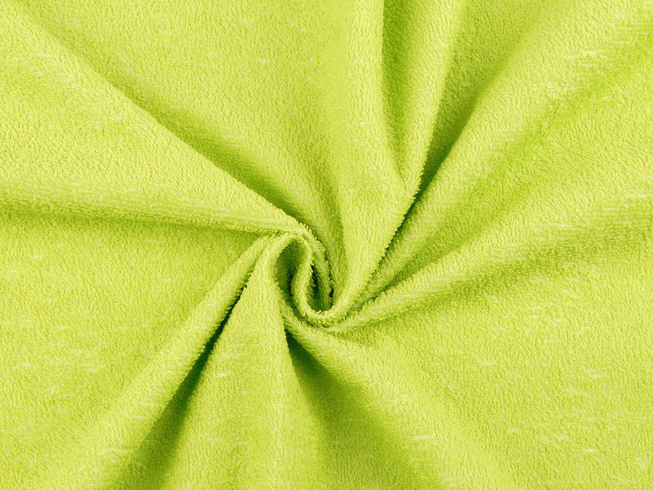 Material flaușat cu căptușeală impermeabilă - Verde deschis (1 Metru)