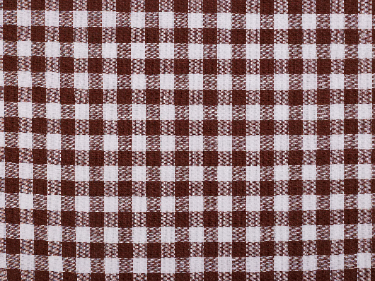 Țesătură de bumbac / pânză kanafas - Maro (1 Metru)