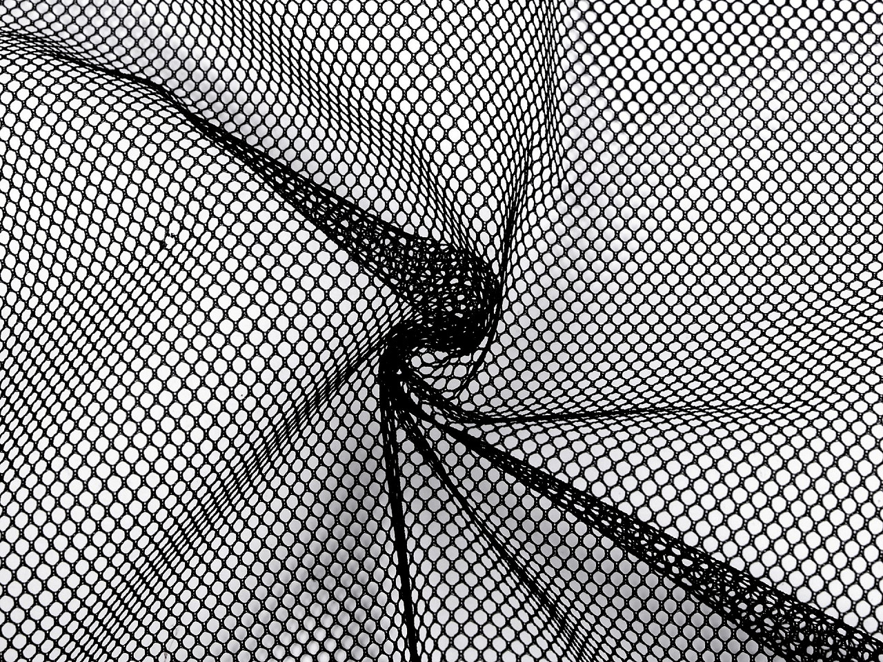 Plasă de întărire pentru genți / căptușeală - Negru (1 Metru)