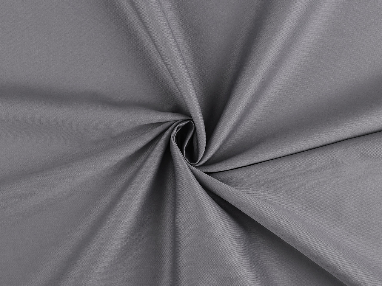 Satin de bumbac, latime 220 cm - Gri neutral (1 Metru)