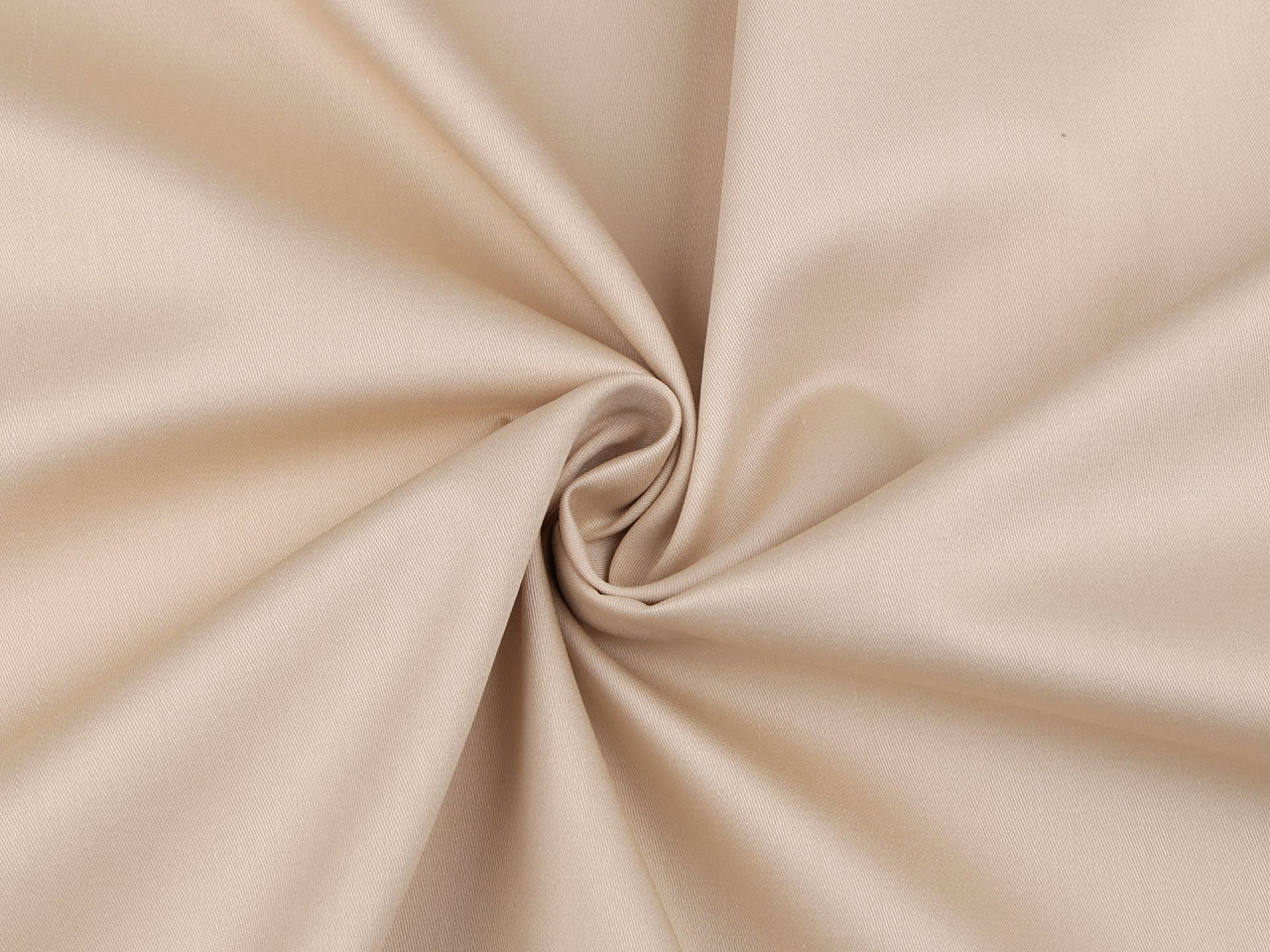 Satin de bumbac, latime 220 cm - Gri neutral (1 Metru)