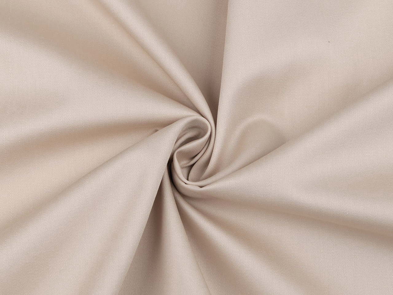 Satin de bumbac, latime 220 cm - Gri neutral (1 Metru)