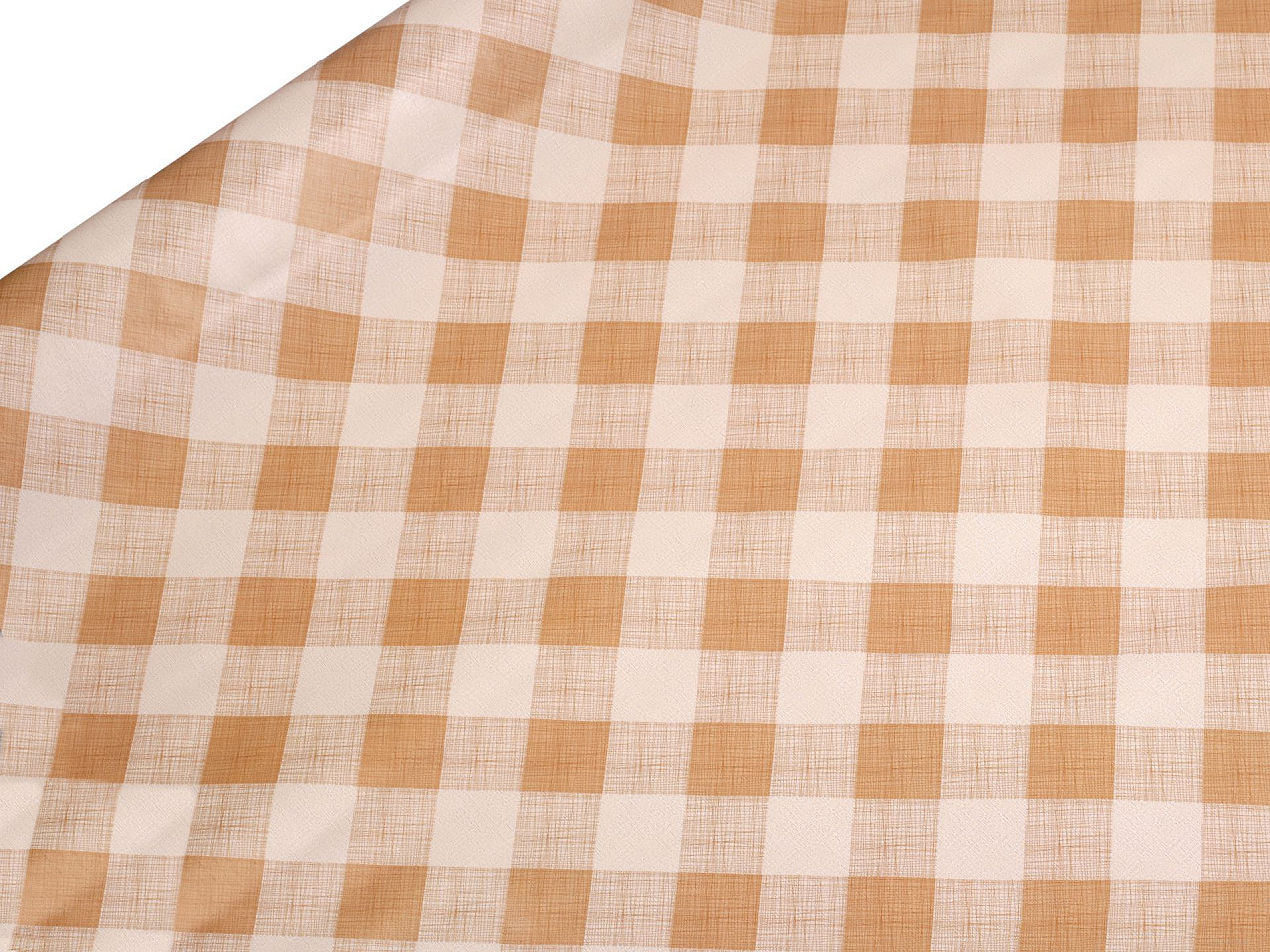 Material fata de masa pvc cu dos textil - Bej deschis (1 Metru)