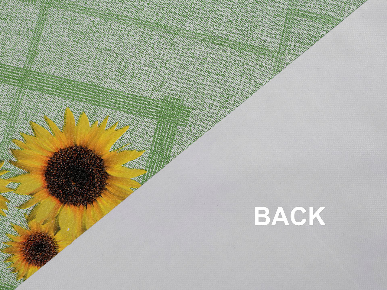 Material fata de masa pvc cu dos textil - Bej deschis (1 Metru)