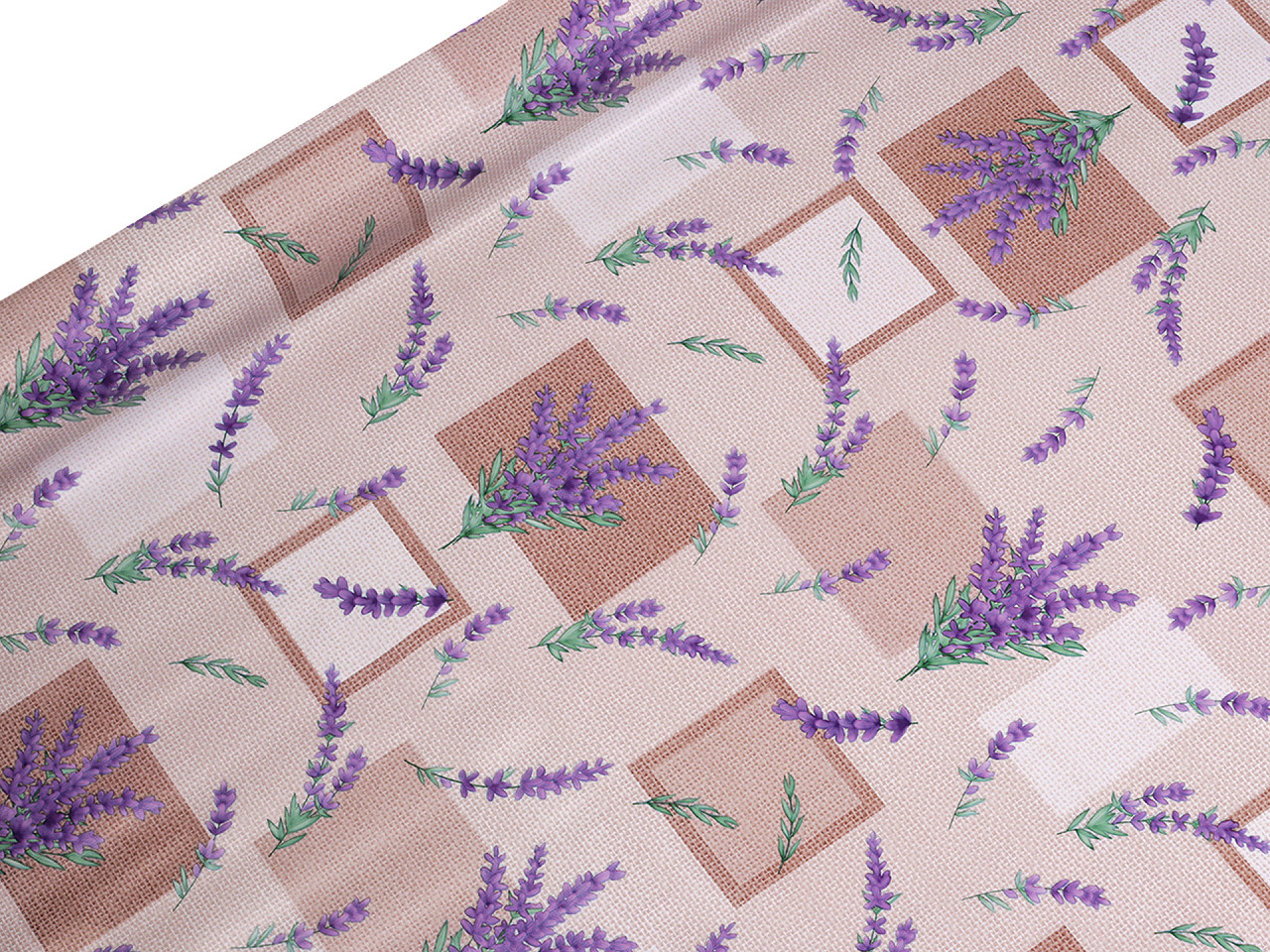 Material fata de masa pvc cu dos textil - Bej deschis (1 Metru)