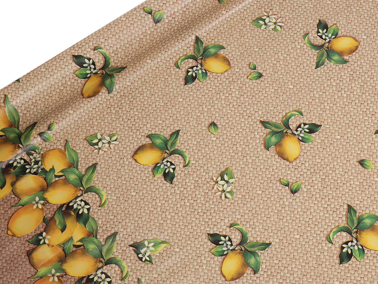 Material fata de masa pvc cu dos textil - Bej deschis (1 Metru)