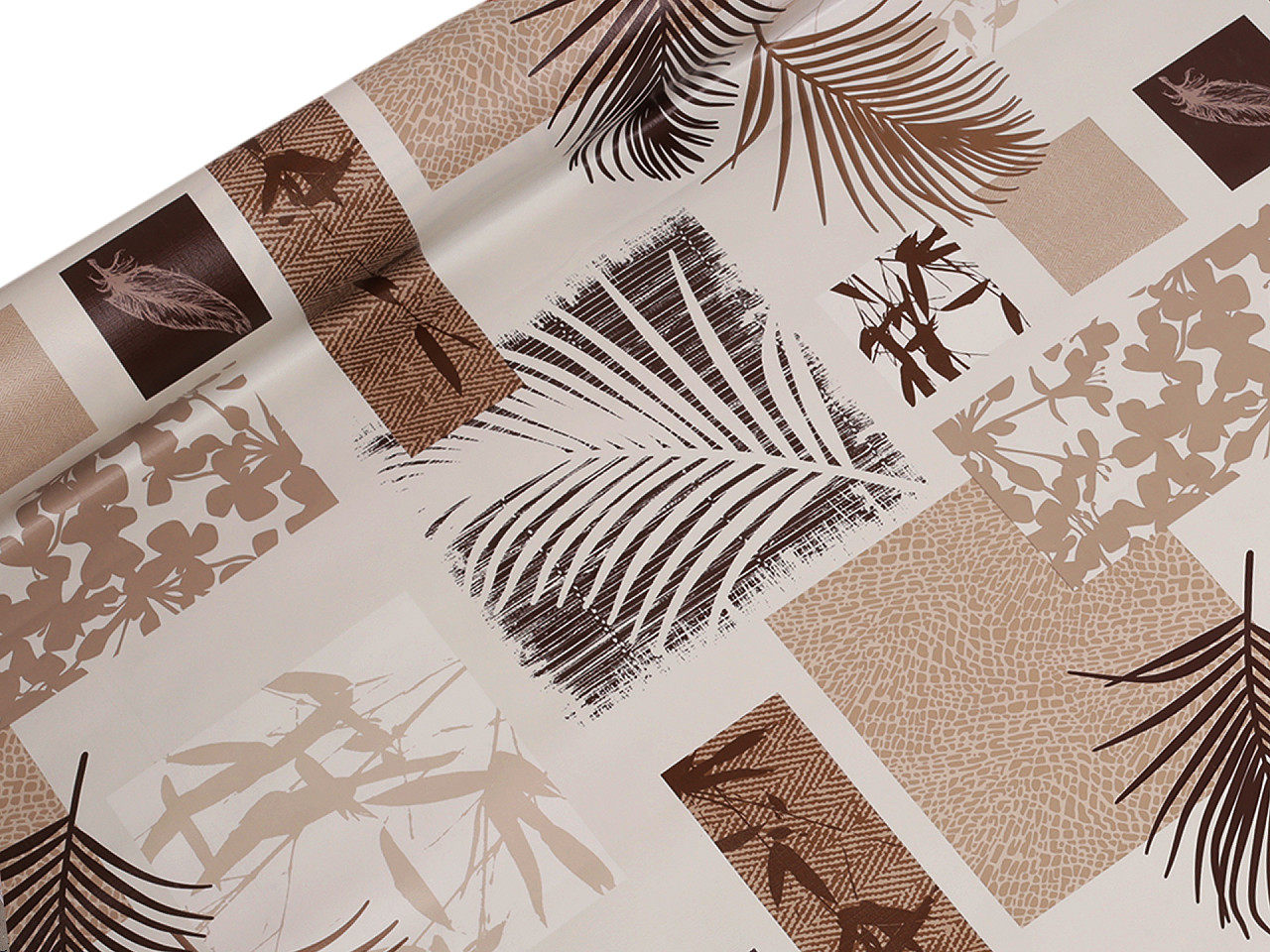 Material fata de masa pvc cu dos textil - Bej deschis (1 Metru)