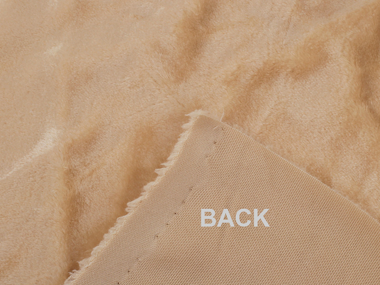 Blană sintetică decorativă ursuleț - Roz deschis (1 Metru)