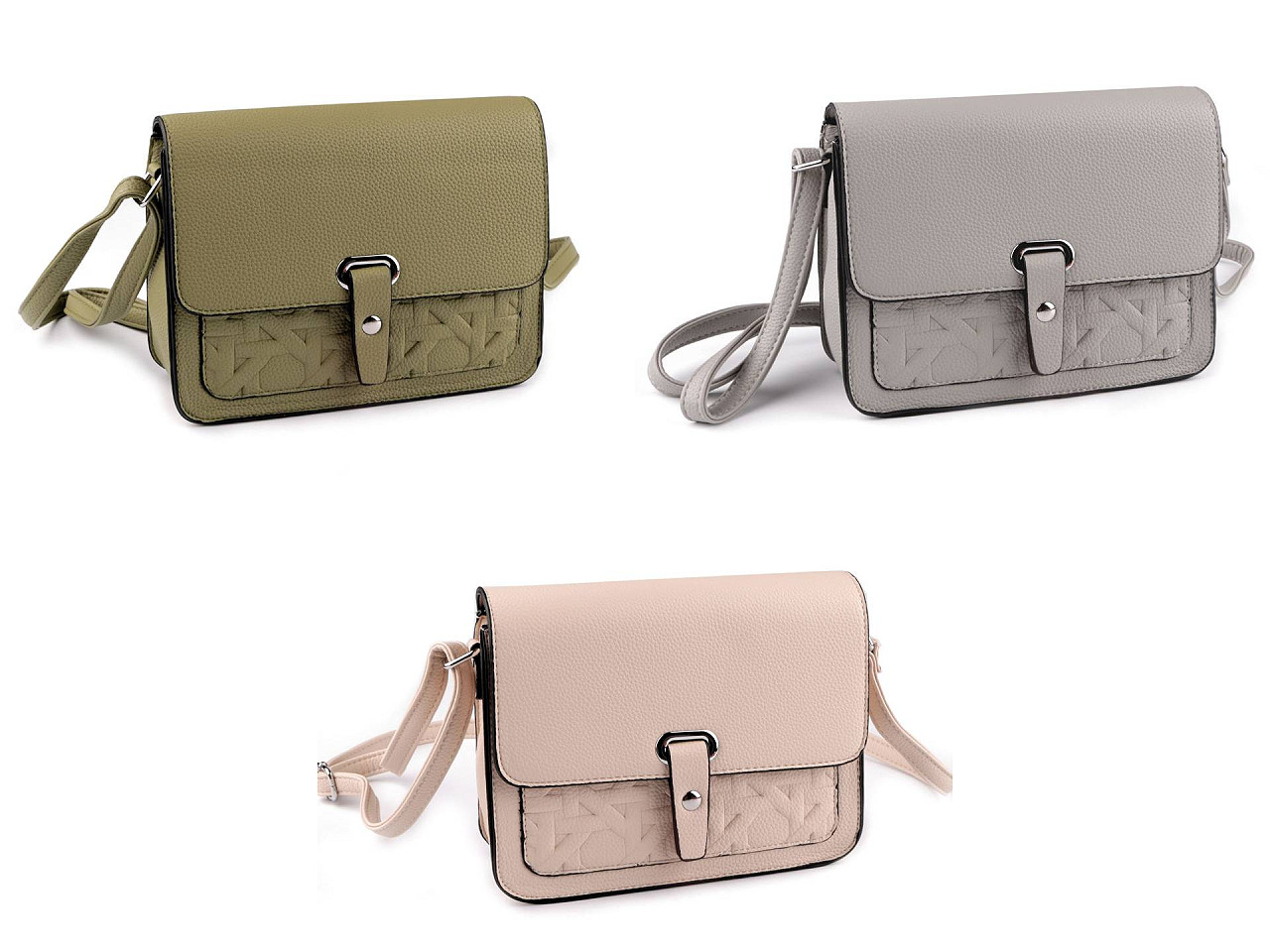 Geanta crossbody 23x17 cm - Bej deschis (1 Bucată)