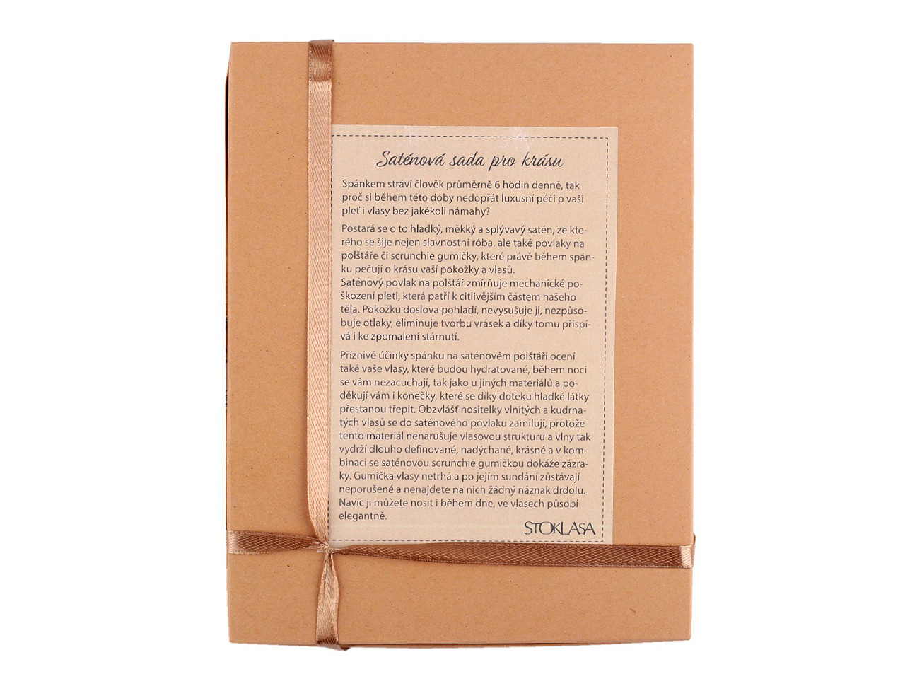 Set de dormit, fata de perna din satin si elastic de par - Roșu (1 Bucată)