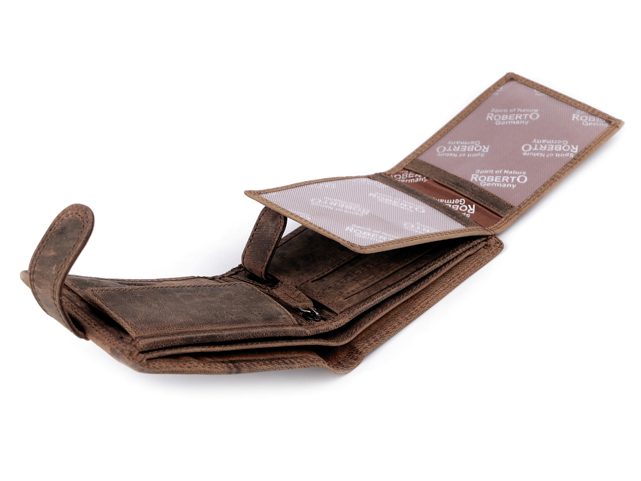 Portofel barbatesc piele 9,5x12 cm - Negru (1 Bucată)