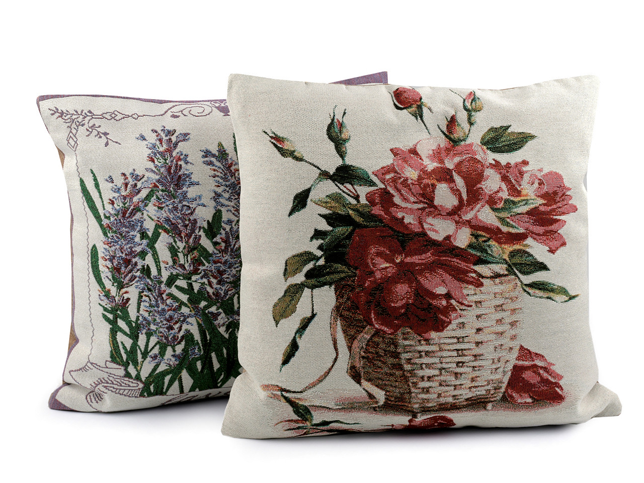 Față de pernă goblen 45x45 cm - Ecru (2 Bucăți)