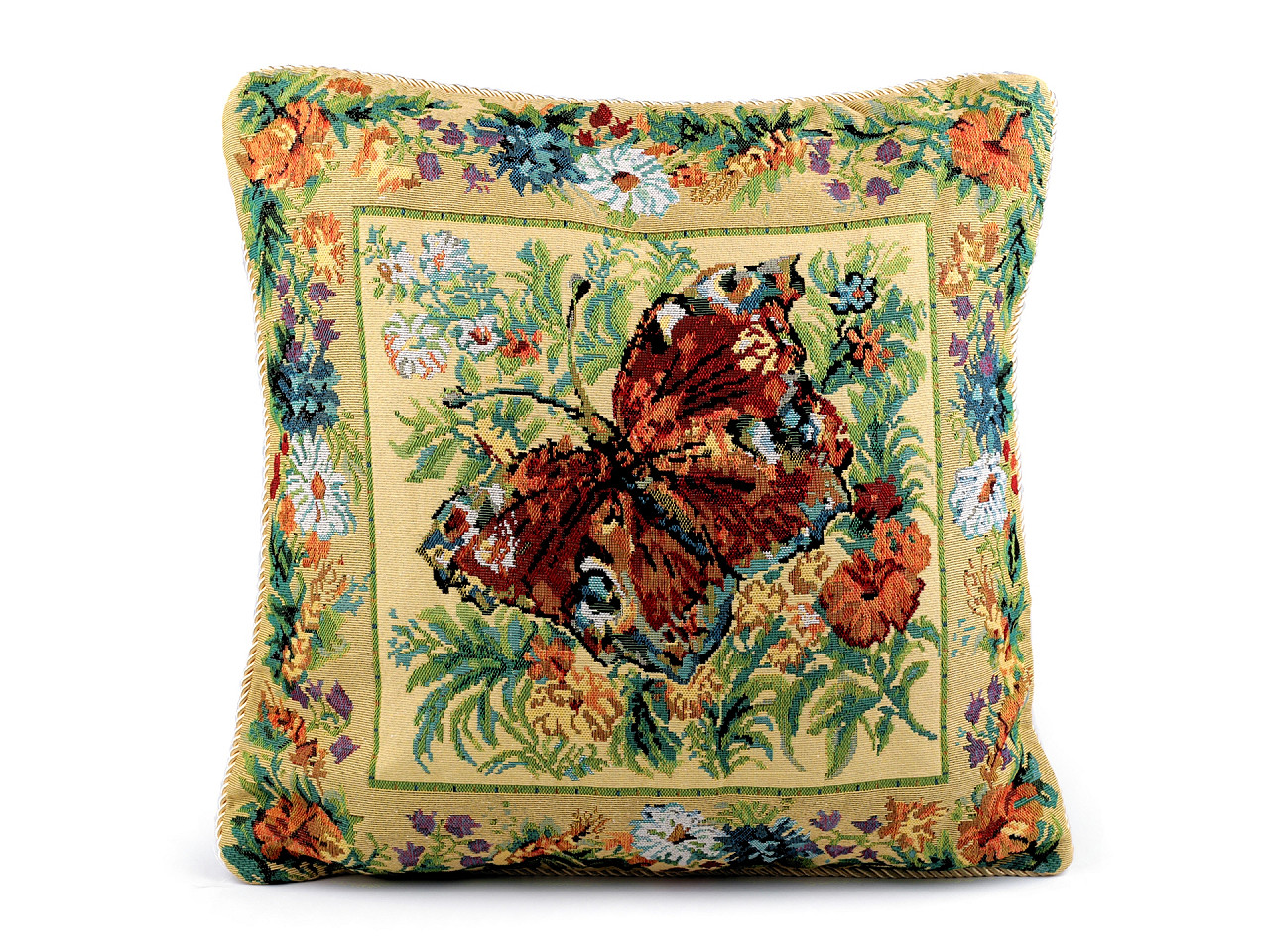 Față de pernă goblen 45x45 cm - Roșu (1 Bucată)