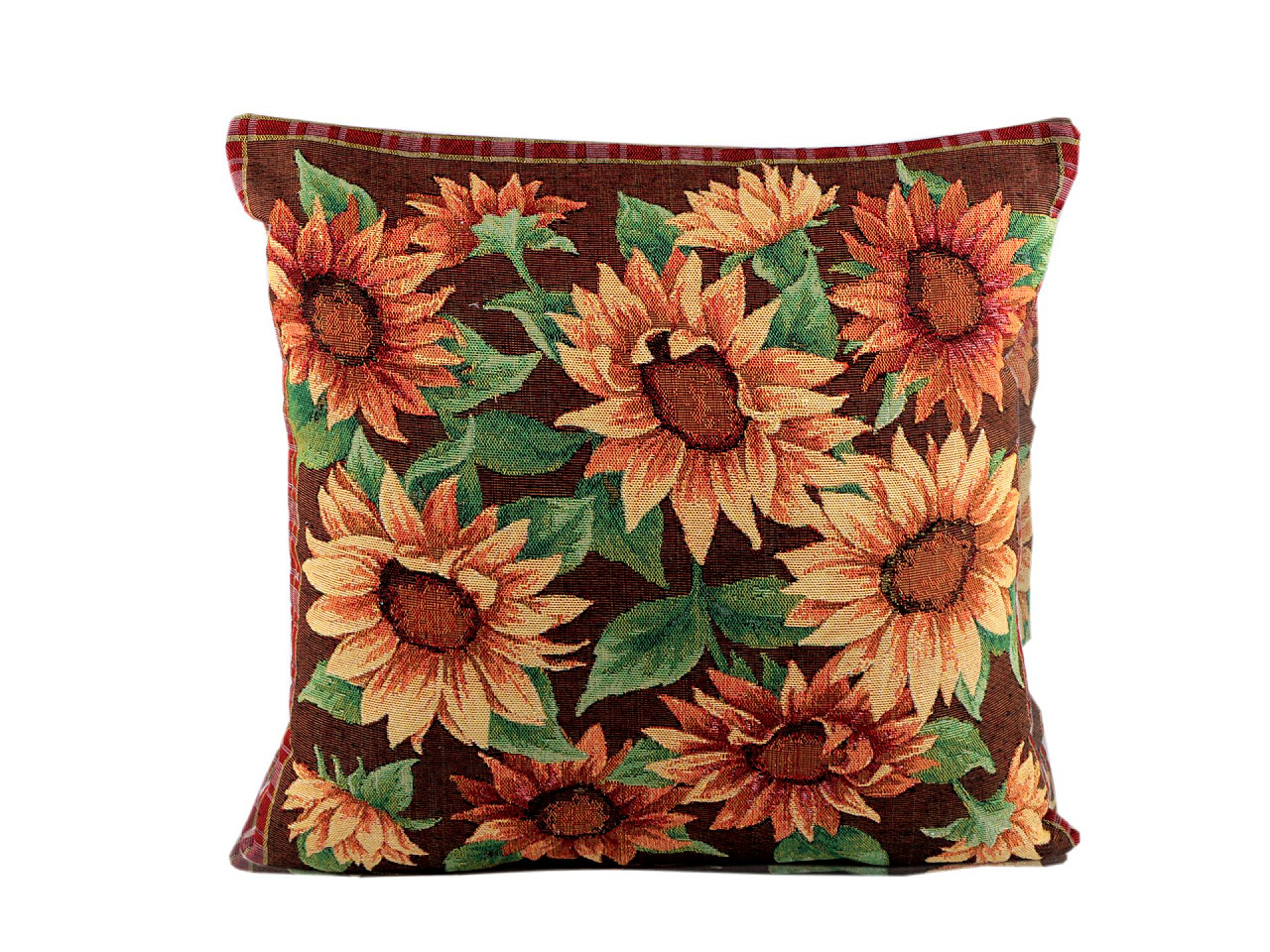 Față de pernă goblen 45x45 cm - Roșu (1 Bucată)