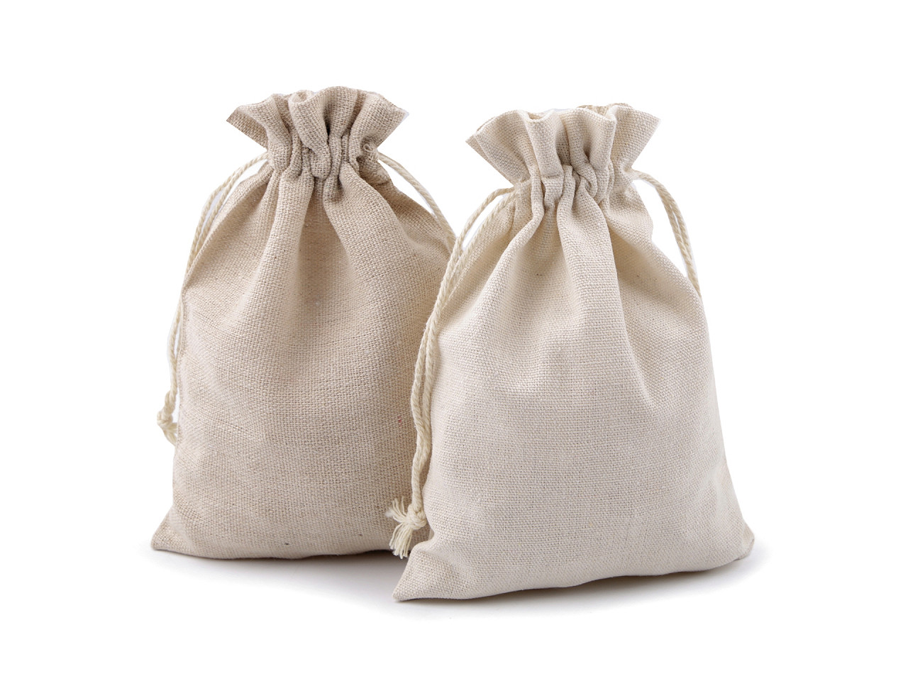 Săculeț de in 13x18 cm - Ecru (50 Bucăți)