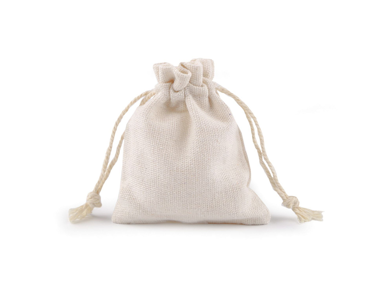 Săculeț de in 7x9 cm - Ecru (1 Bucată)