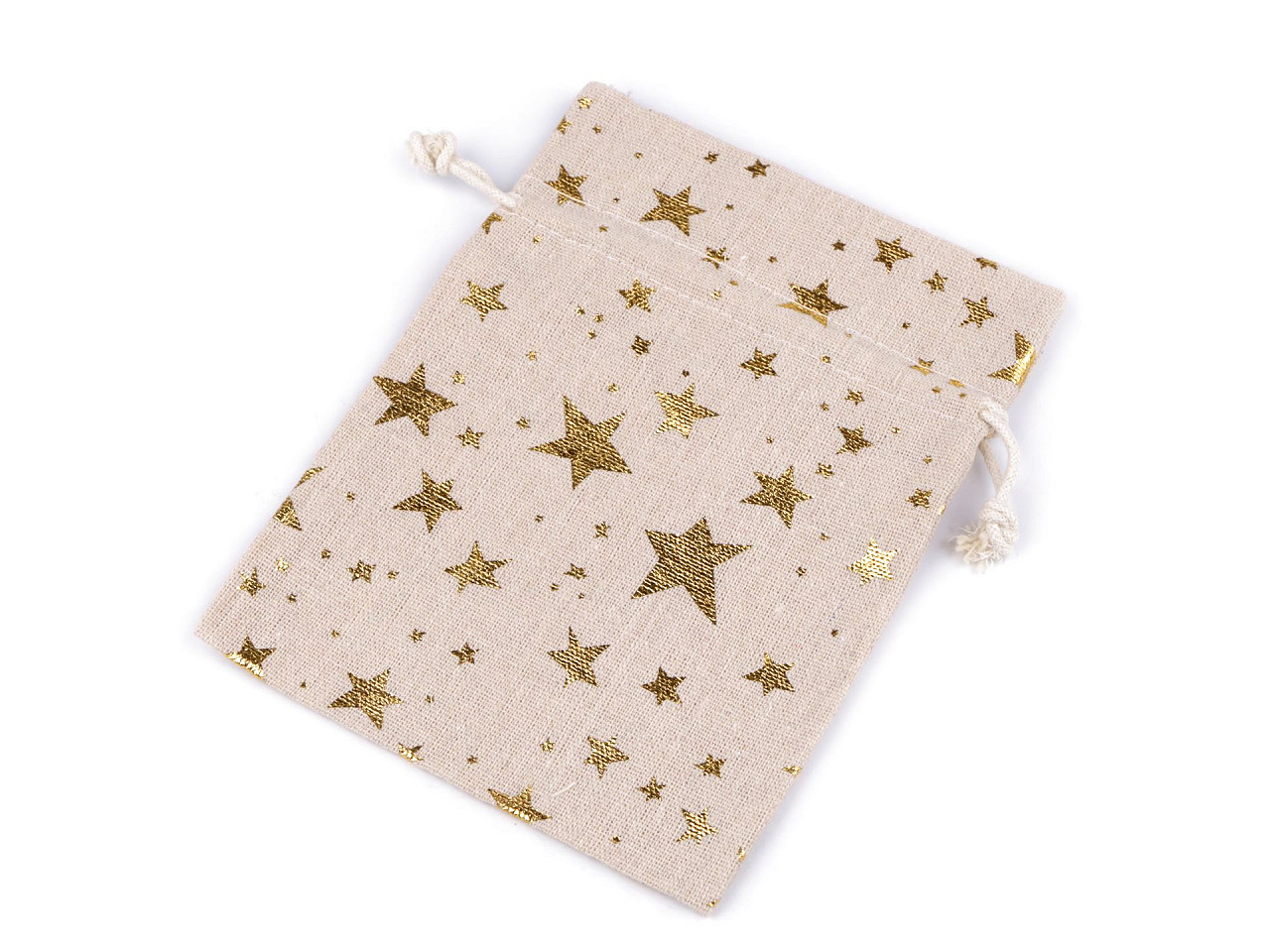 Saculet de in cadou 13x18 cm - Ecru (10 Bucăți)