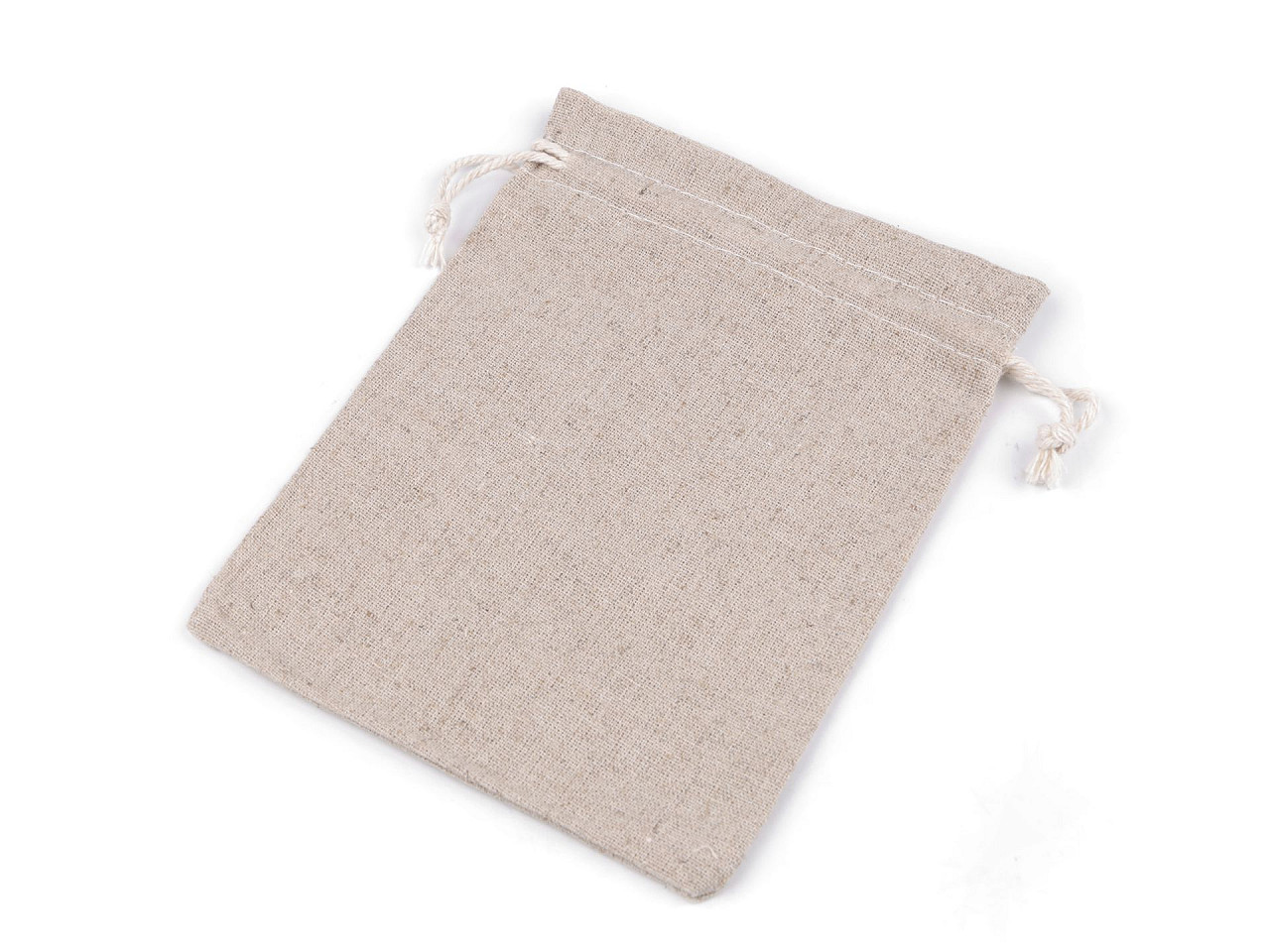 Saculet din in 14x19 cm - Ecru (1 Bucată)