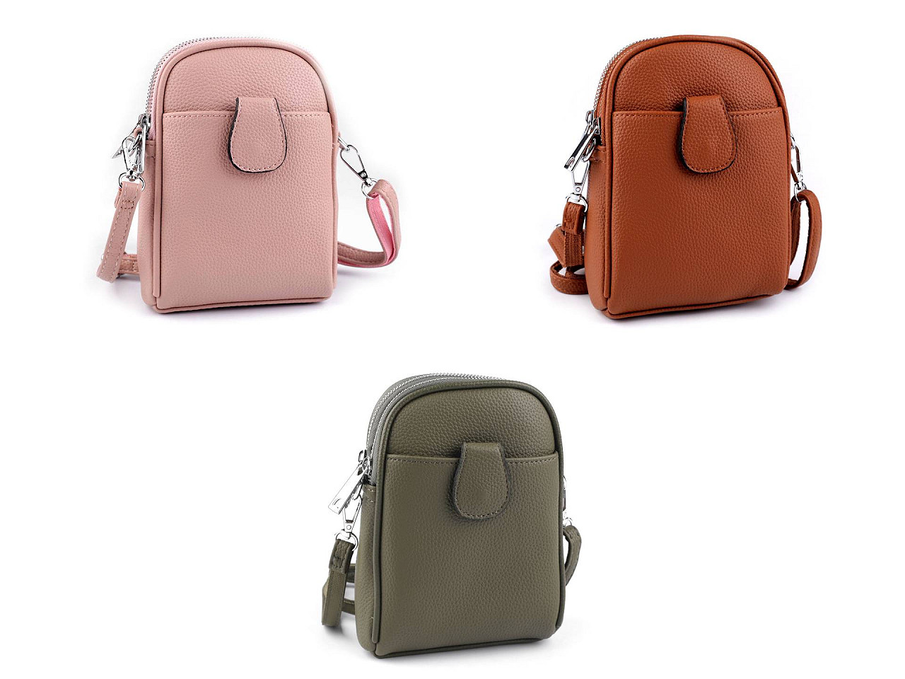 Geanta crossbody dama/fete 14x19 cm - Maro bronz (1 Bucată)