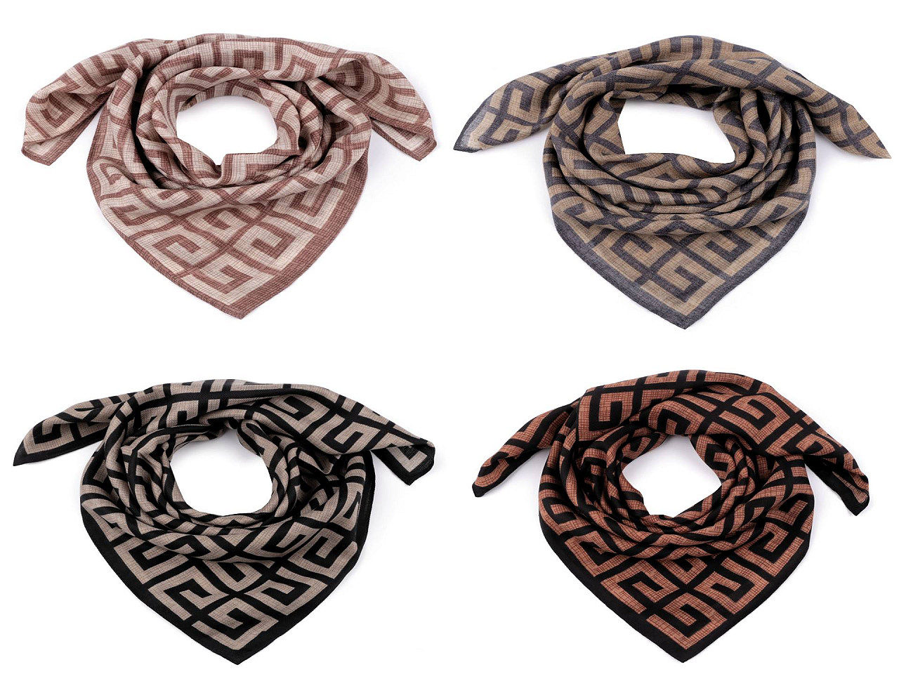 Esarfa 65x65 cm - Albastru denim (1 Bucată)