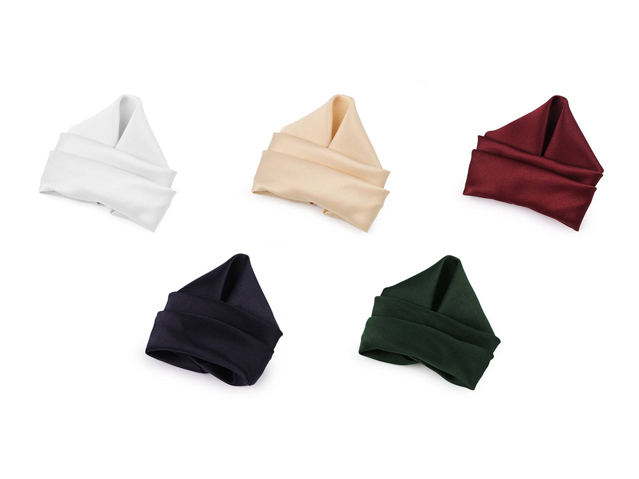 Batista de buzunar - Alb (1 Bucată)