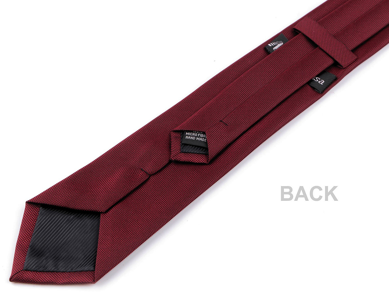 Cravată din microfibră - Bordo (1 Bucată)