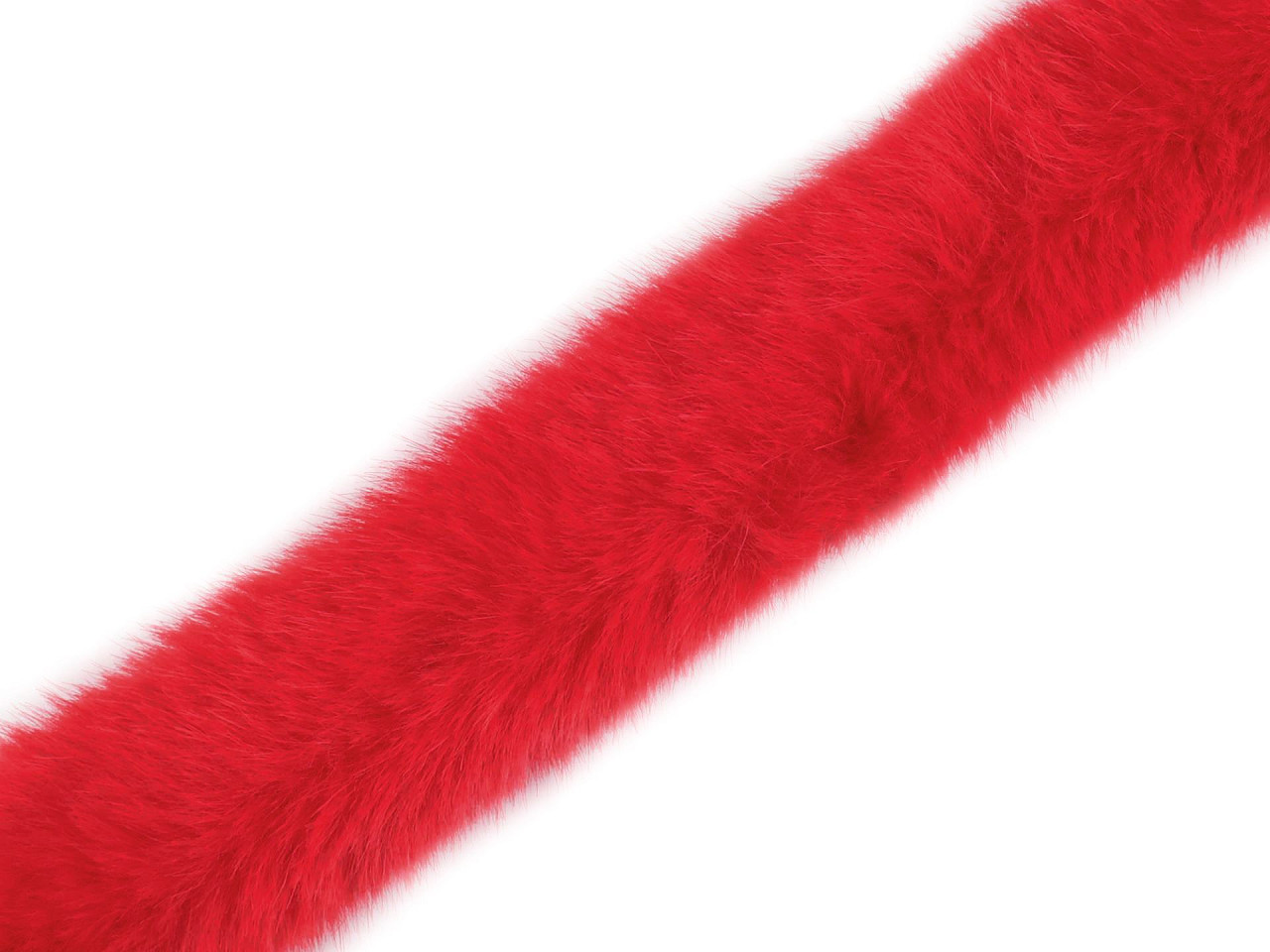 Blană sintetică decorativă, lățime 3 cm - Bej deschis (1 Metru)