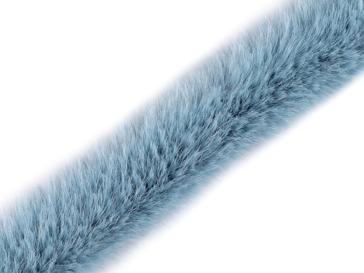 Blană sintetică decorativă, lățime 3 cm - Bej deschis (1 Metru)