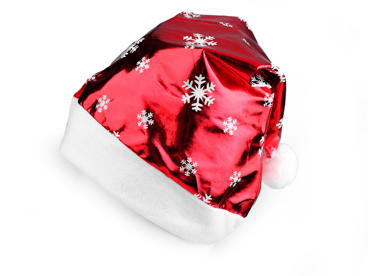 Căciulă de crăciun - Roșu (12 Bucăți)