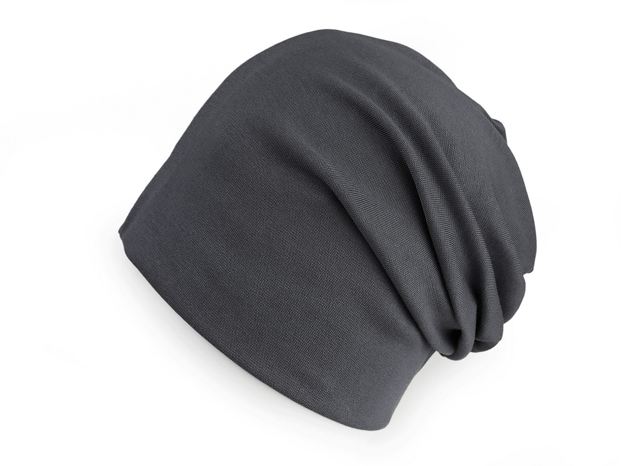 Caciula din bumbac  / fular unisex - Negru (1 Bucată)