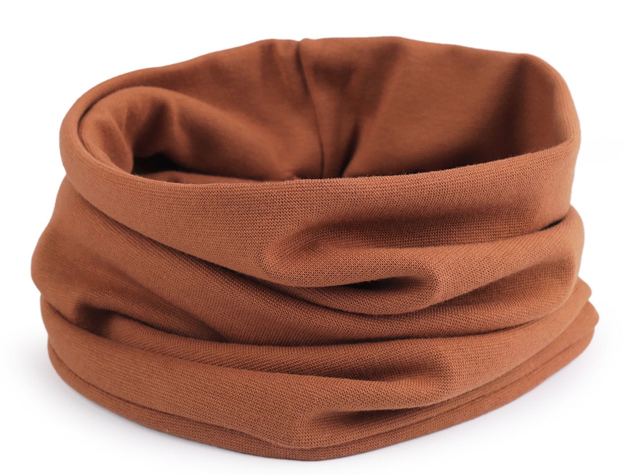 Caciula din bumbac  / fular unisex - Negru (1 Bucată)