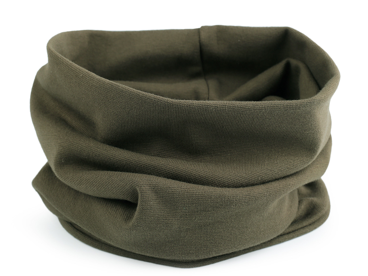 Caciula din bumbac  / fular unisex - Negru (1 Bucată)