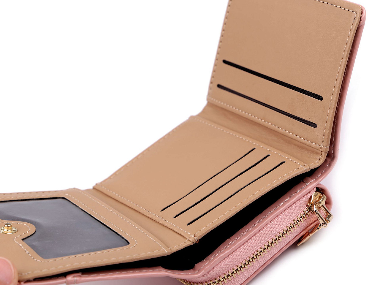 Portofel de dama 8x11 cm - Negru (1 Bucată)