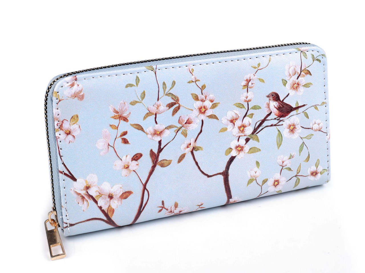 Portofel de dama 9,5x19 cm - Albastru deschis (1 Bucată)