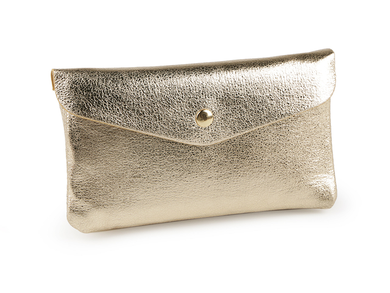 Portofel efect metalizat 9x16 cm - Argintiu (1 Bucată)