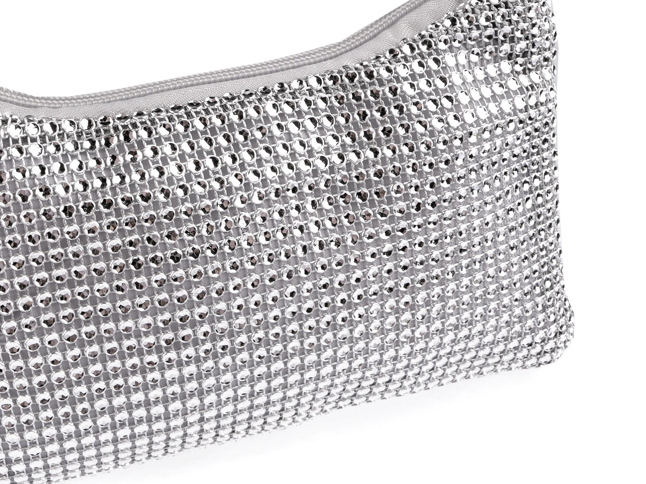 Geanta de mana 22x13 cm - Argintiu (1 Bucată)