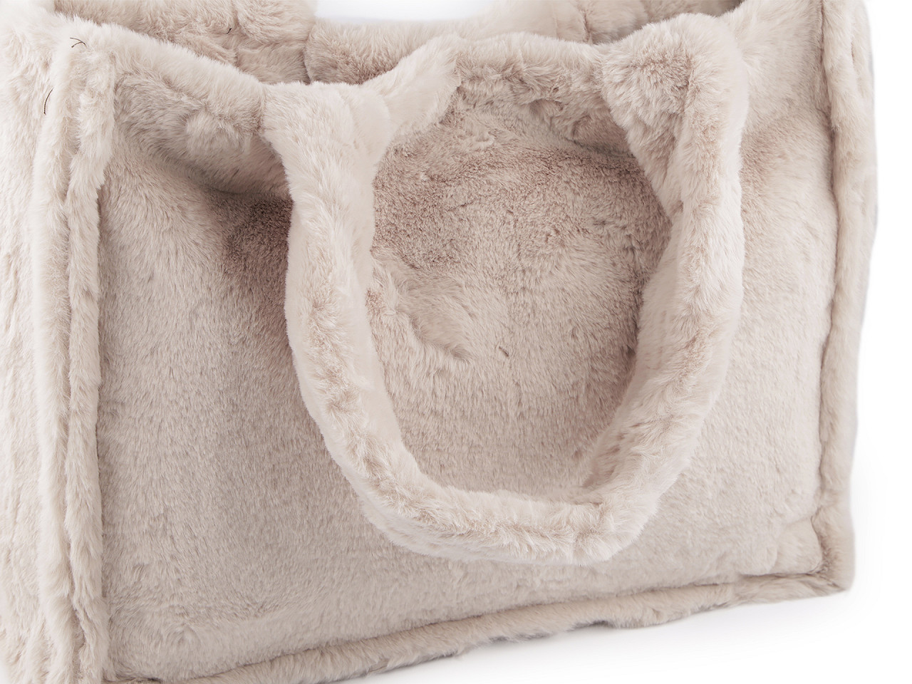 Geanta / poseta blana 44x35 cm - Bej deschis (1 Bucată)