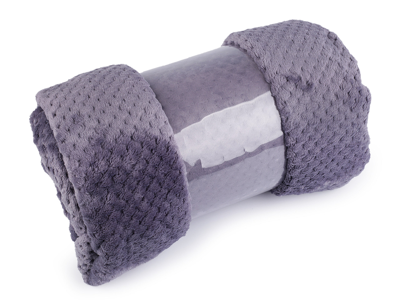 Patura microflanel structurata 150x200 cm - Violet (1 Bucată)