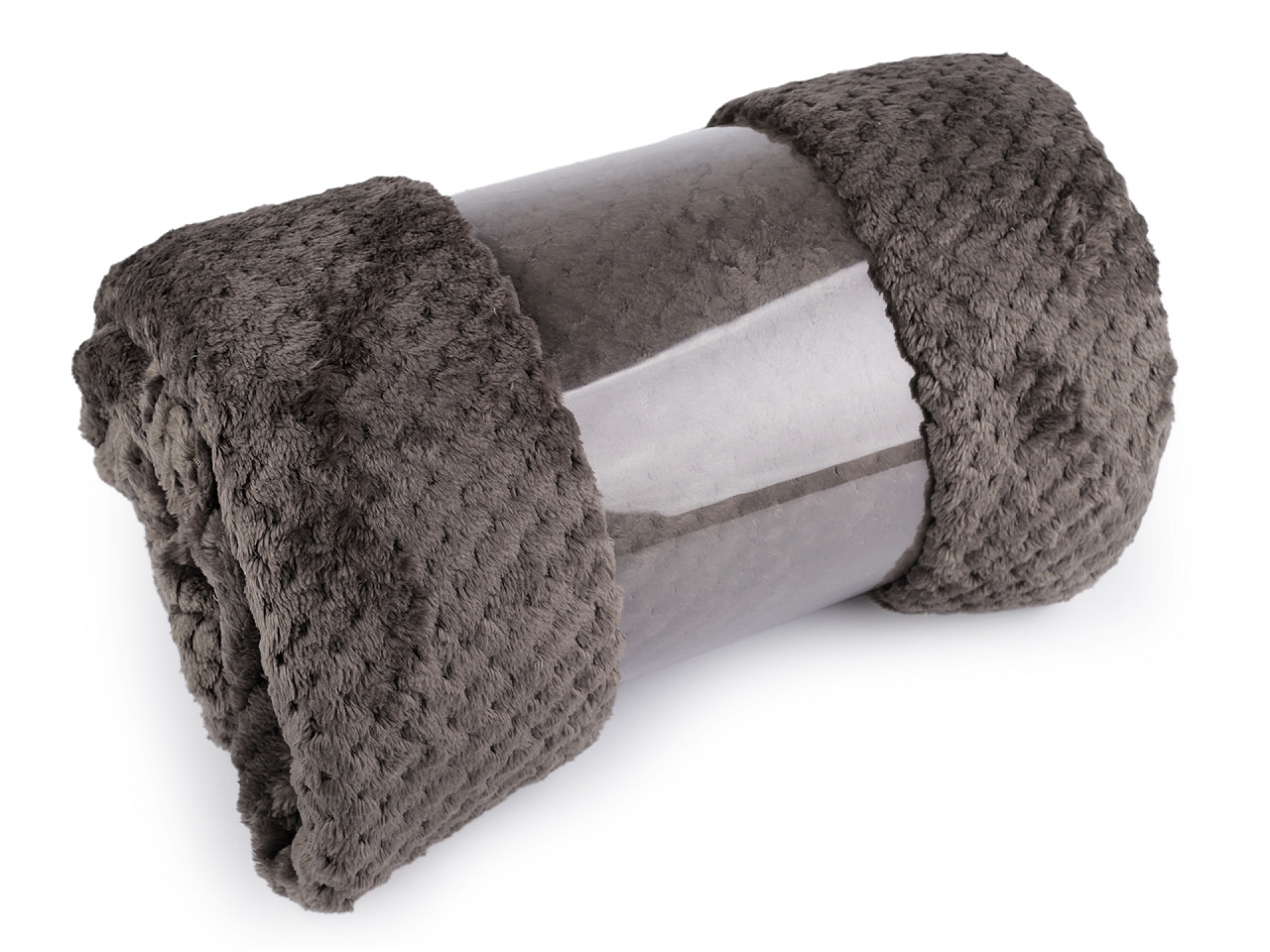 Patura microflanel structurata 150x200 cm - Violet (1 Bucată)