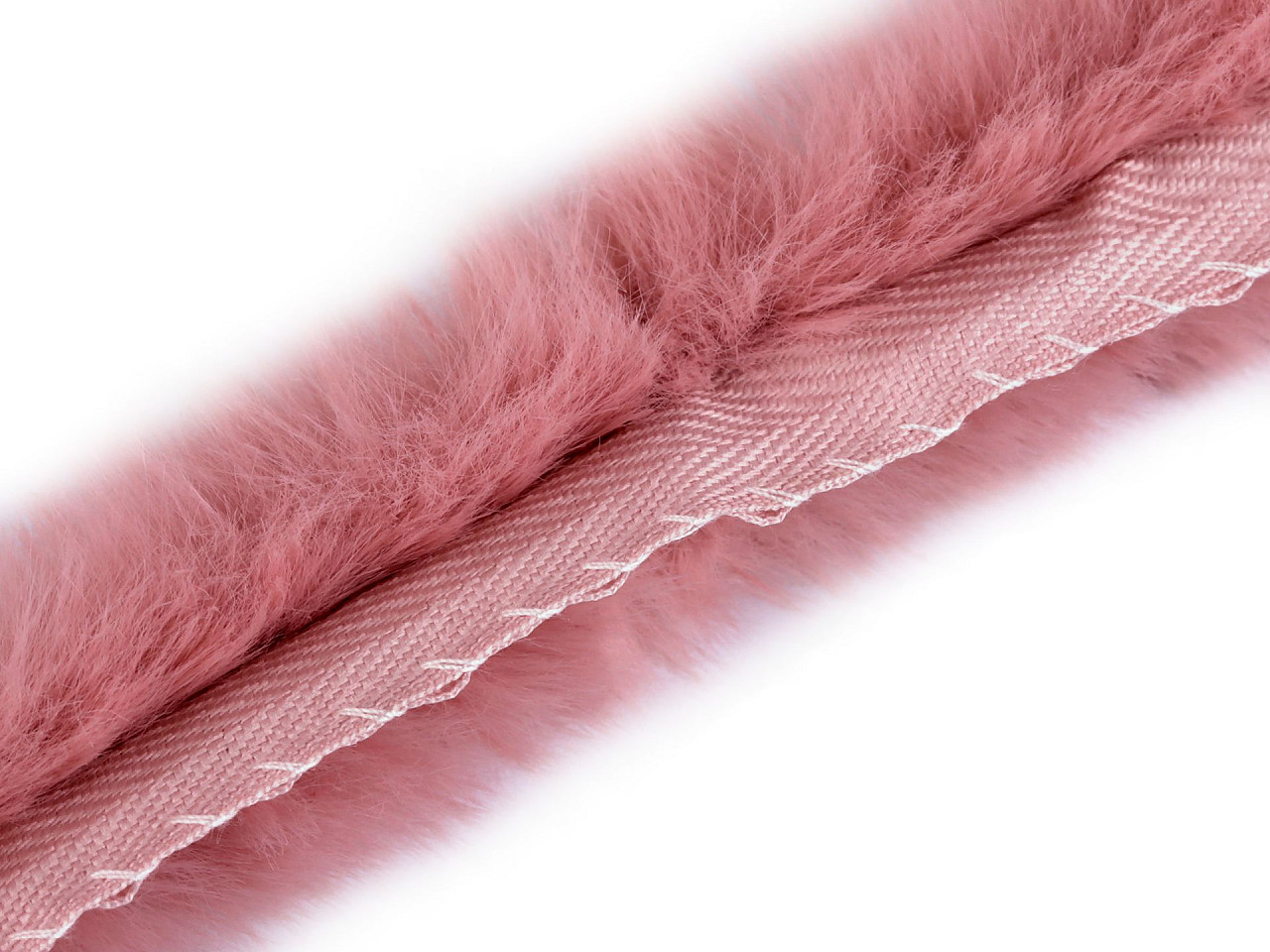 Blana sintetica 1,5 cm - Roz deschis (1 Metru)