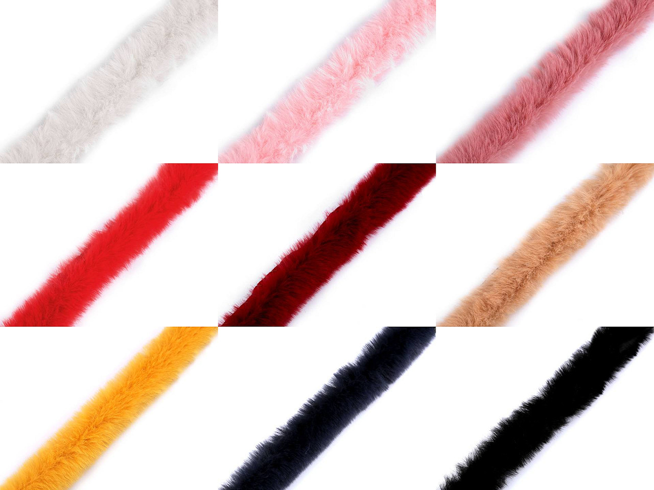 Blana sintetica 1,5 cm - Roz deschis (1 Metru)