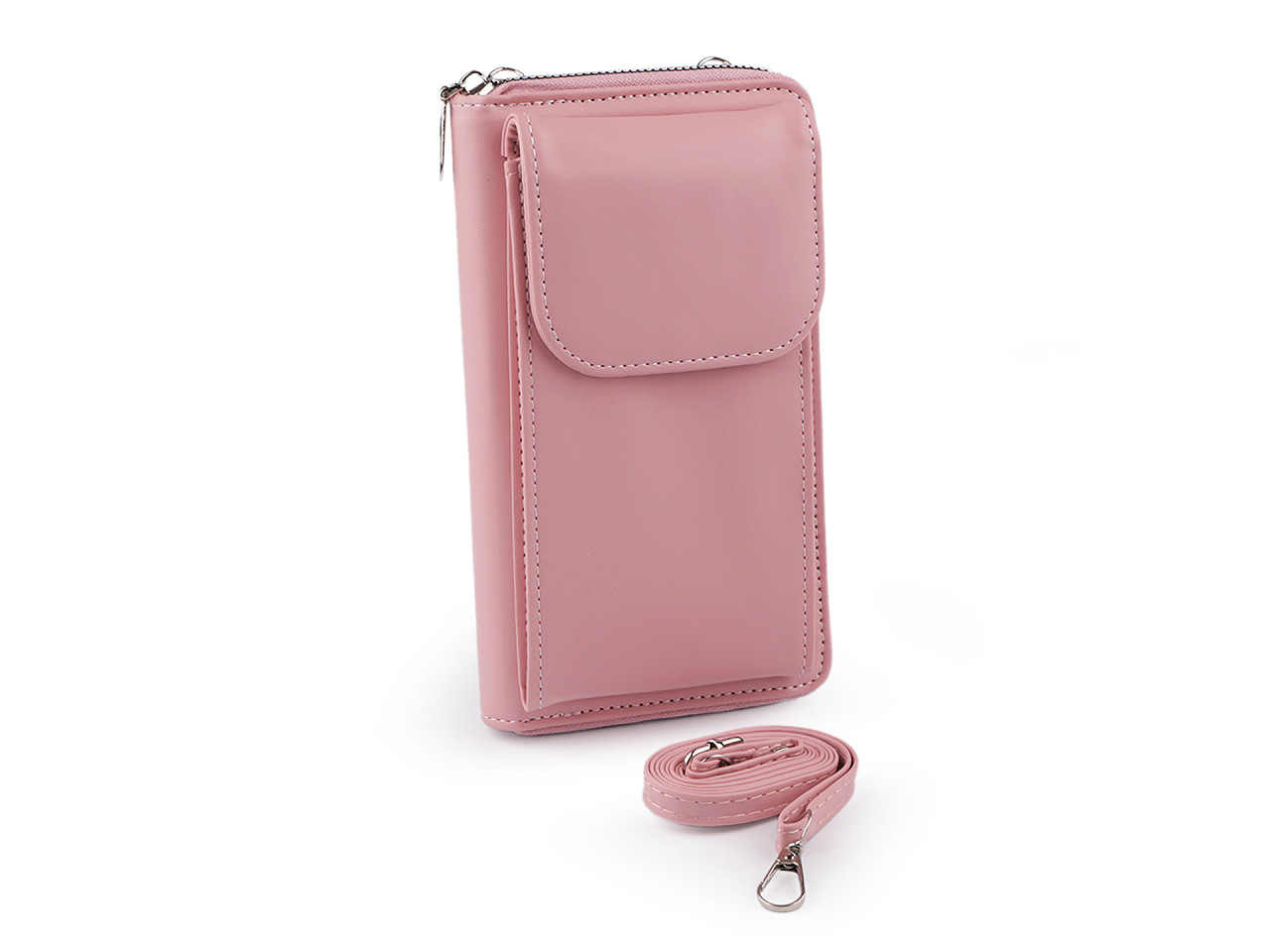 Portofel crossbody cu buzunar pentru telefon mobil 11x19cm - Negru (1 Bucată) Portofel crossbody cu buzunar pentru telefon mobil 11x19cm - Negru (1 Bucată)