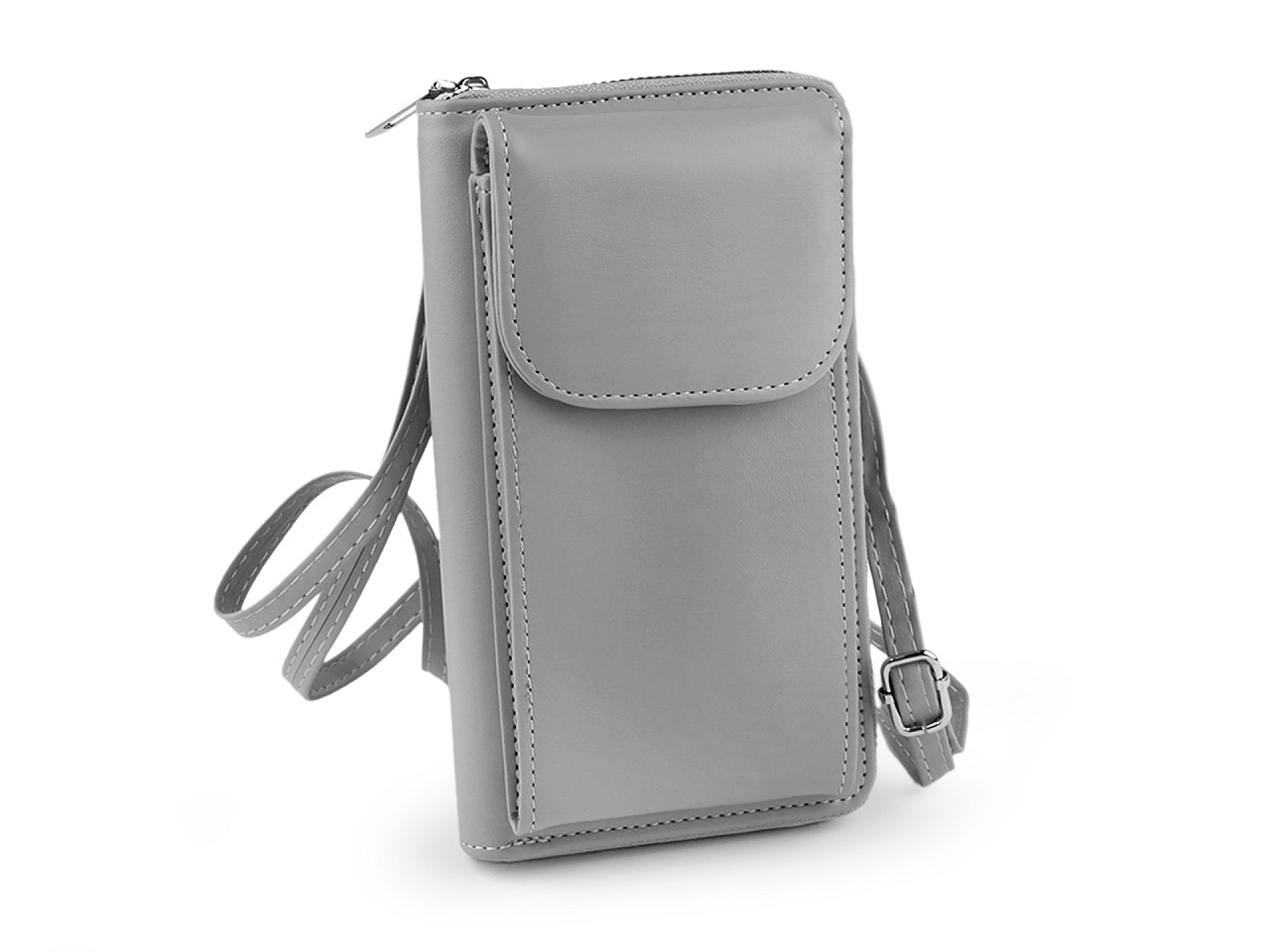 Portofel crossbody cu buzunar pentru telefon mobil 11x19cm - Negru (1 Bucată) Portofel crossbody cu buzunar pentru telefon mobil 11x19cm - Negru (1 Bucată)