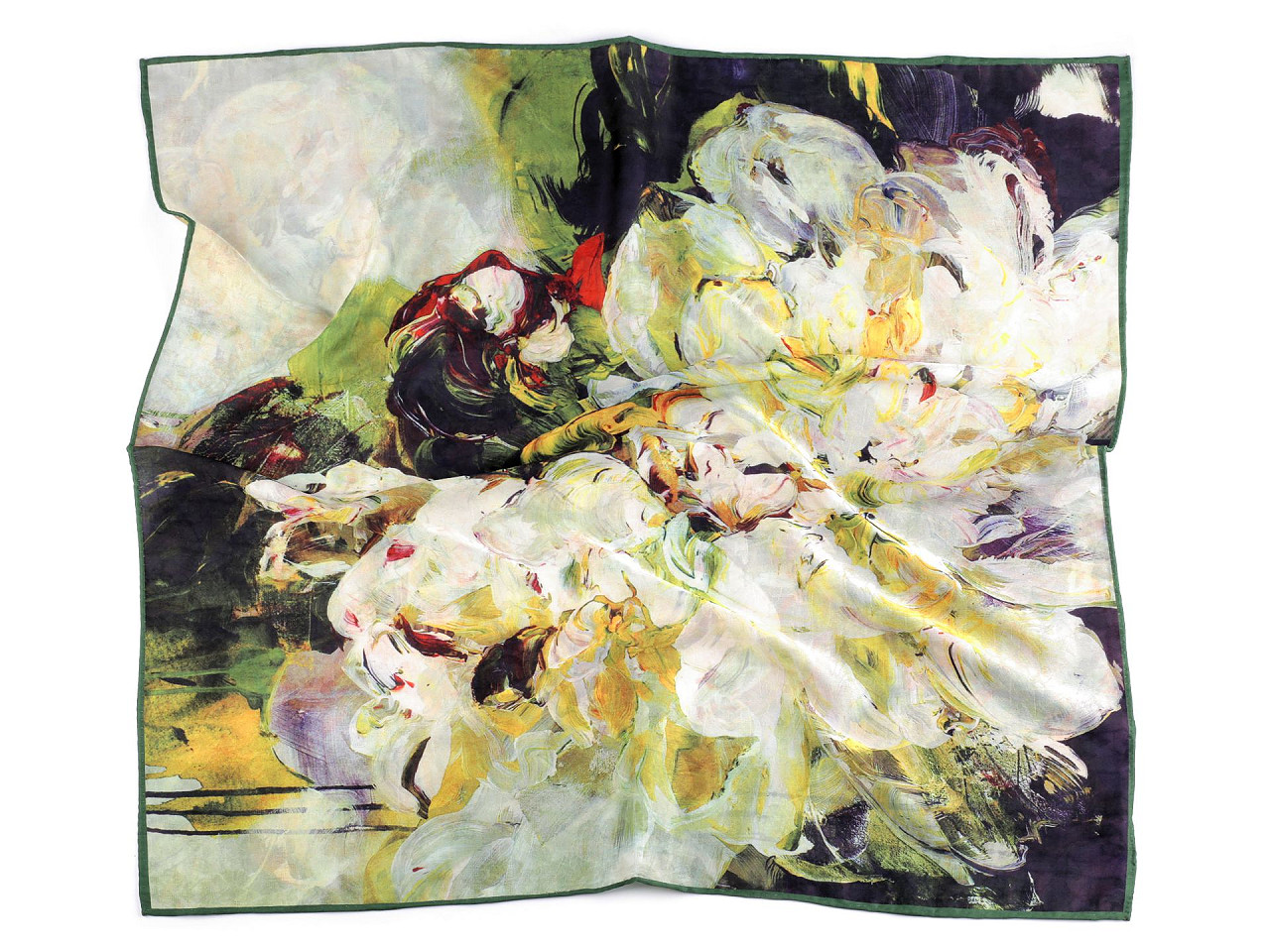 Eșarfă din satin 70x70 cm - Roșu coral (1 Bucată)