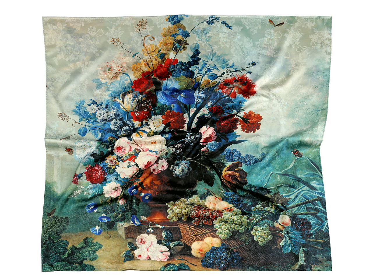 Eșarfă din satin 70x70 cm - Roșu coral (1 Bucată)